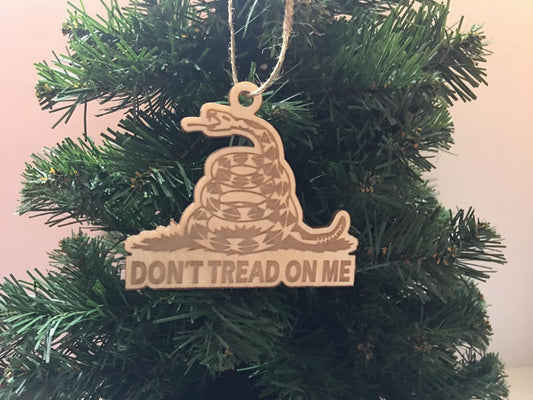 Don't Tread On Me Christmas Ornament | Personalized Gift | Ships Fast