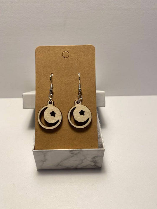 Moon Star Earrings | Ships Fast