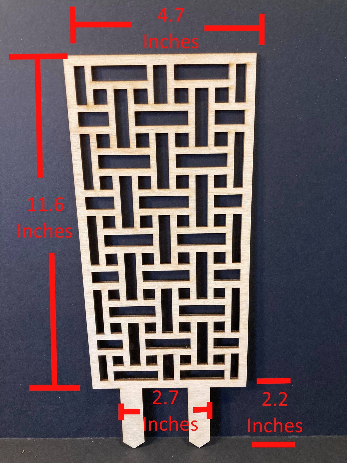 Rectangle Beautiful Trellis | 1/4 Thick | Plant Trellis | FAST SHIPPING | Houseplant Trellis | | Plant Lover Gift | Insured Shipping