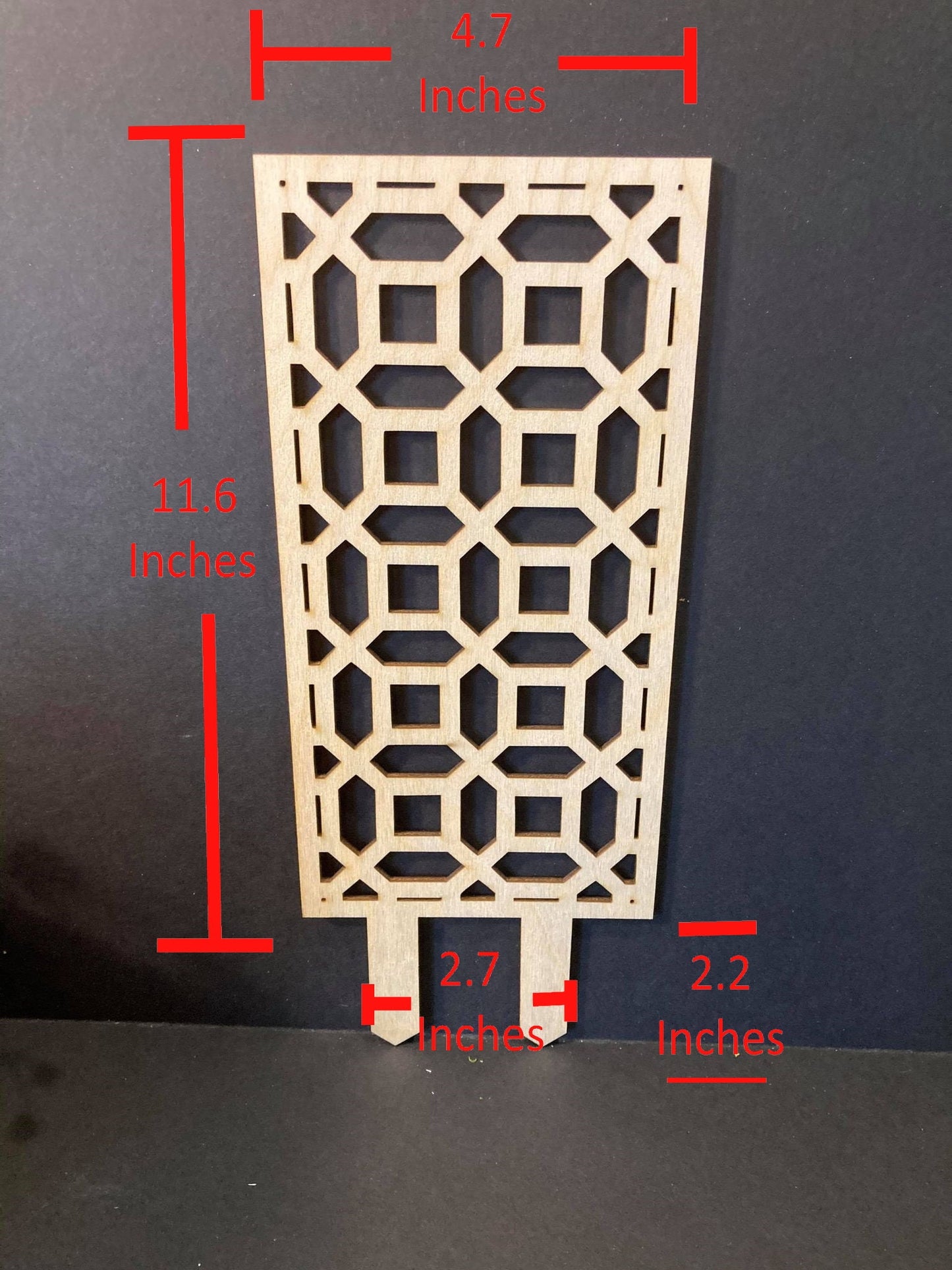 Square Octagon | 1/4 Thick | Support Beautiful Trellis | Plant Trellis | FAST SHIPPING | Houseplant Trellis | | Insured Shipping