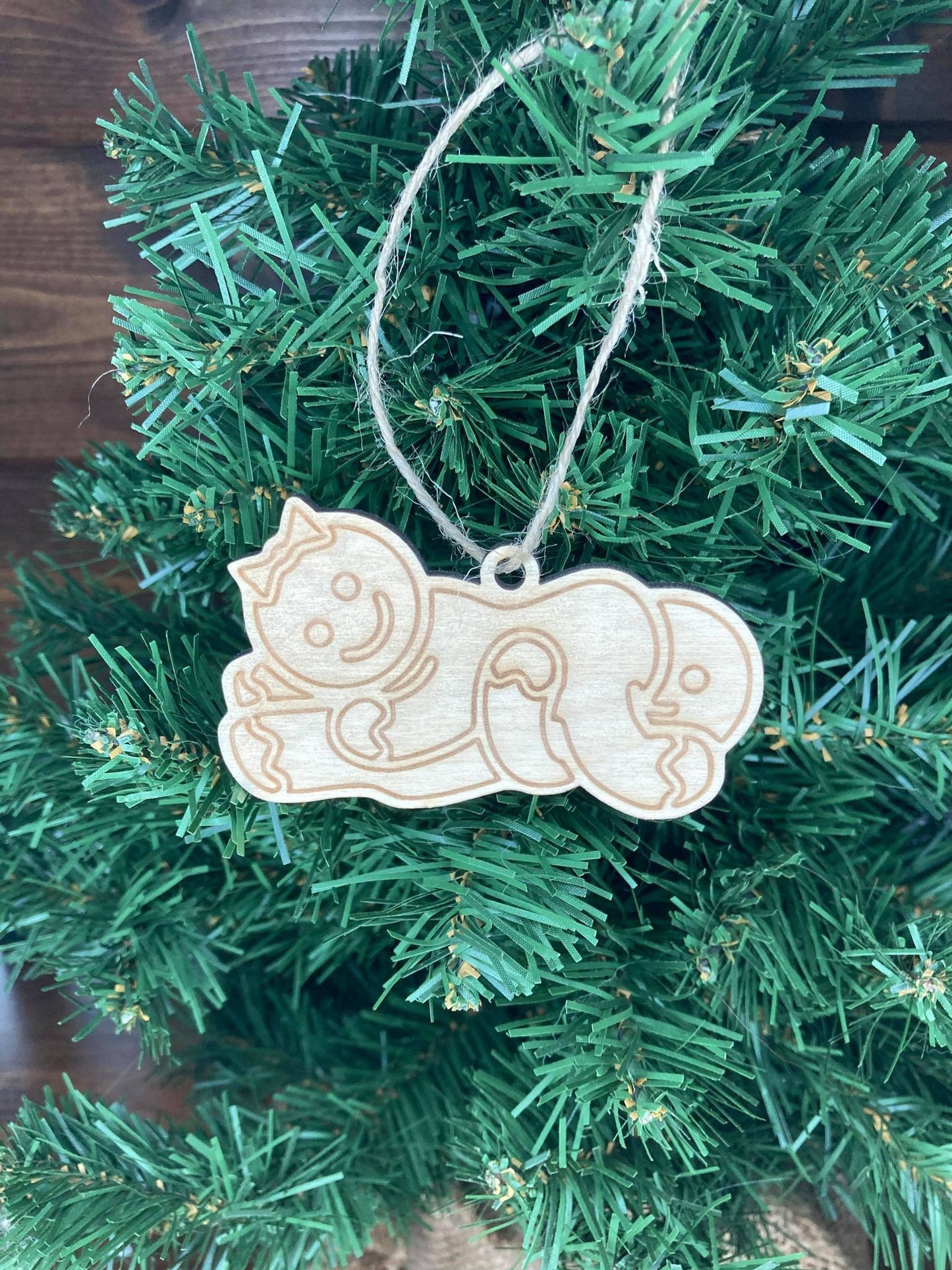 Ginger Bread Couple 69 Christmas Ornament | Personalized Gift | Ships Fast