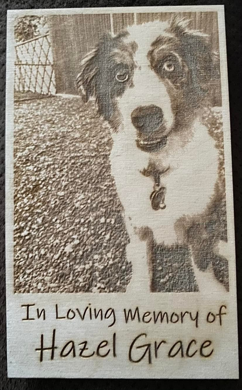 Engraved Photo | Custom Wood Photo | Wood Photo | Personalized Gift