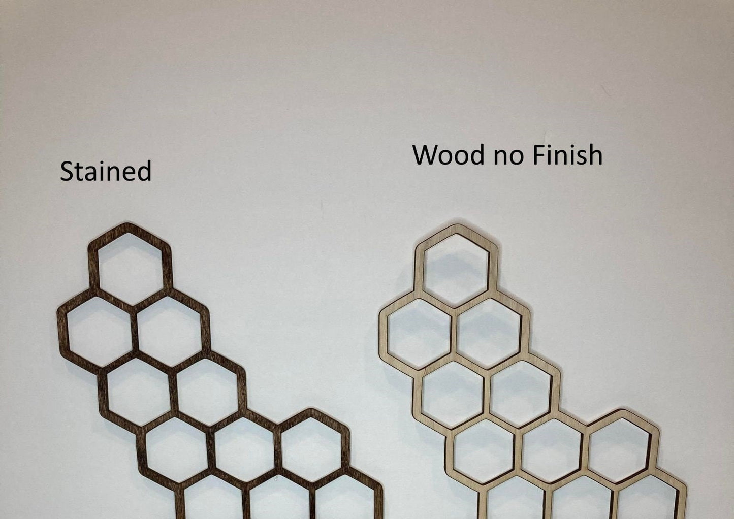 Wood Honeycomb Hanging Plant Trellis Set
