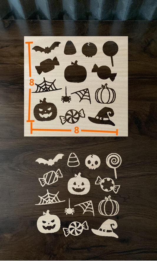 Bleach Stencil Halloween Pack Stencil