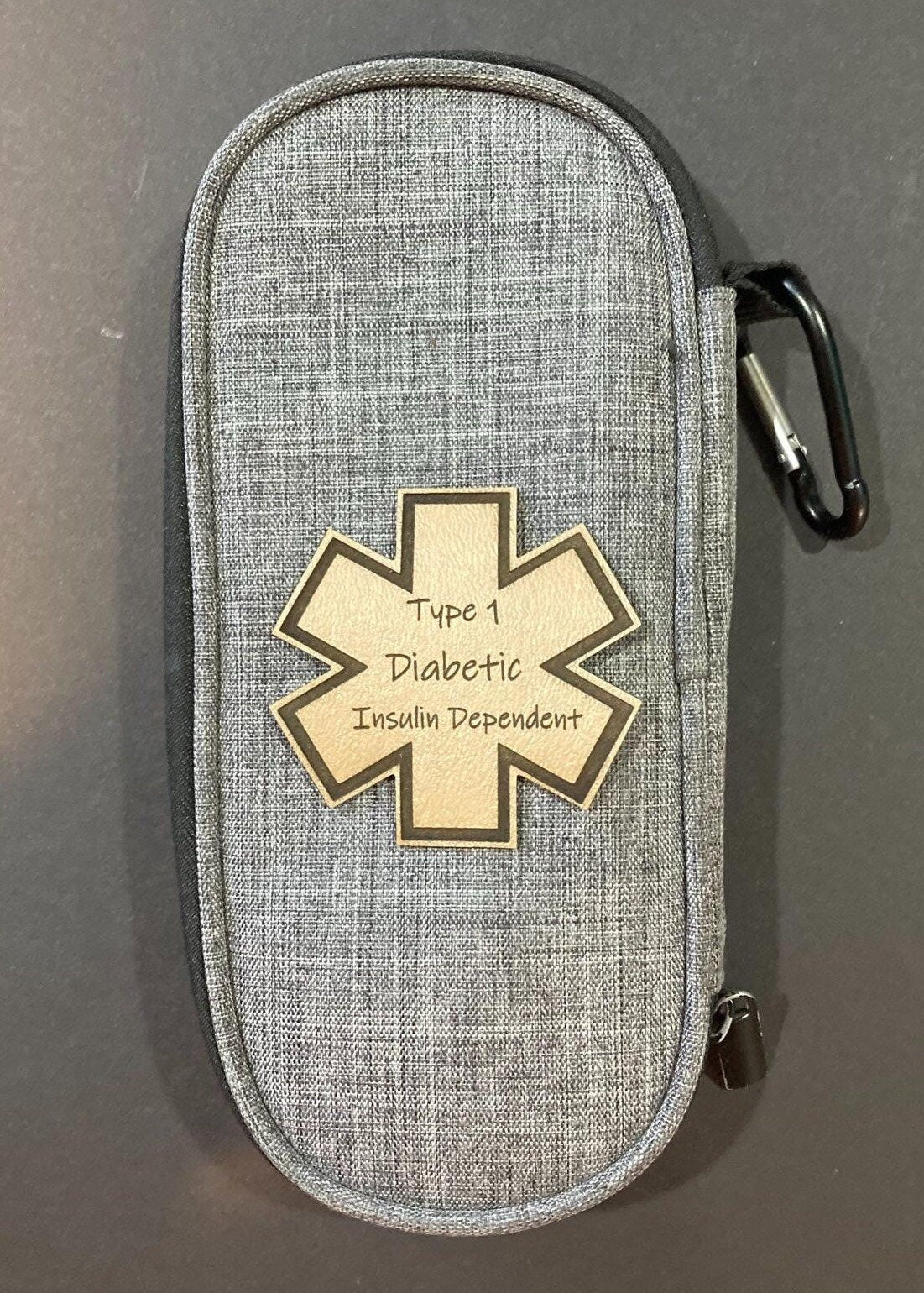 Diabetic Type 1 Medical Alert - Insulin Dependent - Patch Custom - Made to Order - Insulin Pen - Insulin Pump - Glucose Monitor Patch