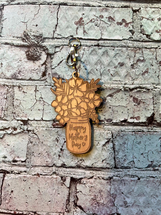 Mothers Day Key Chain Gift Personalized Custom Made to Order Your handwriting Transferred to gift!