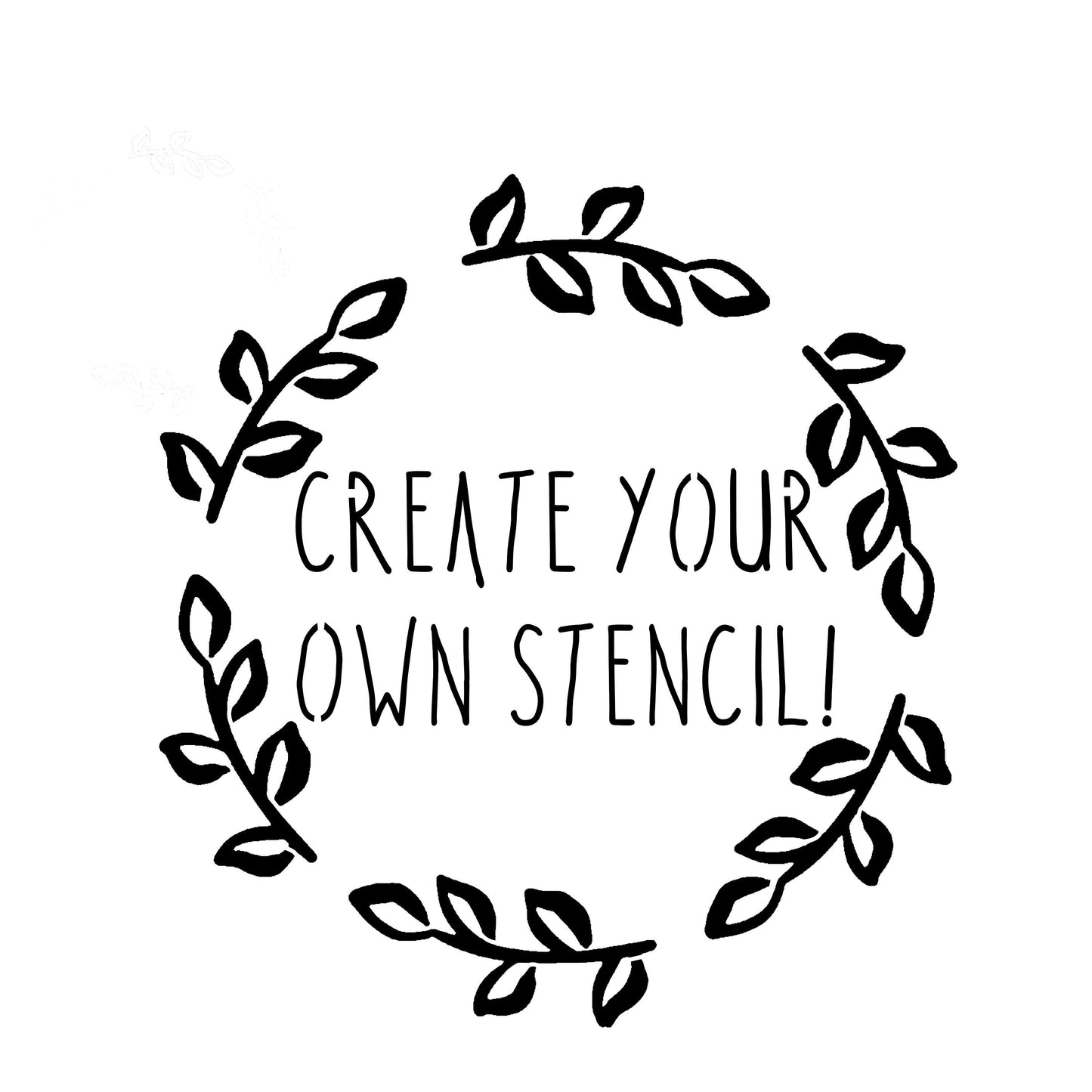 Made To Order Custom Design Stencils - Made from 1/4 Inch Thick Wood - Anything You Want! You Pick The Size Fast Shipping!