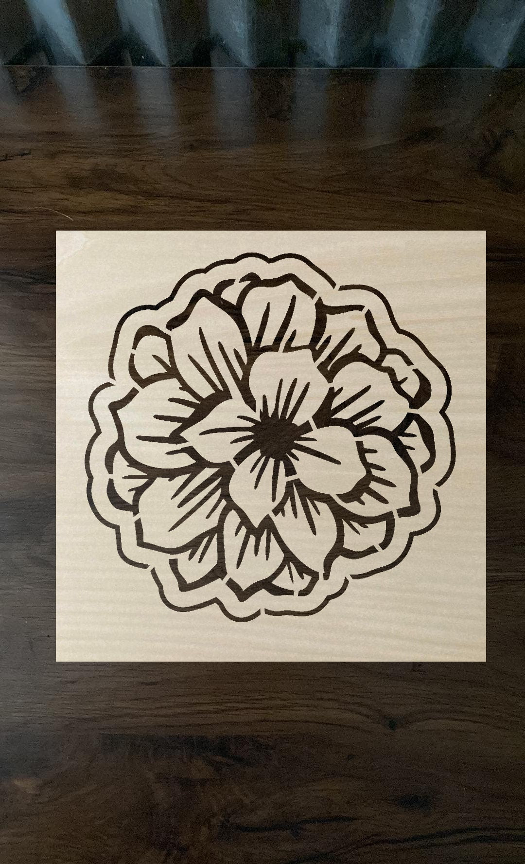 Made To Order Custom Design Stencils - Made from 1/4 Inch Thick Wood - Anything You Want! You Pick The Size Fast Shipping!