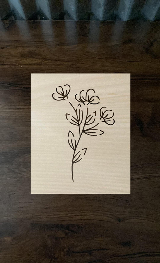 Flower Stencil Template Bleach shirt stencil