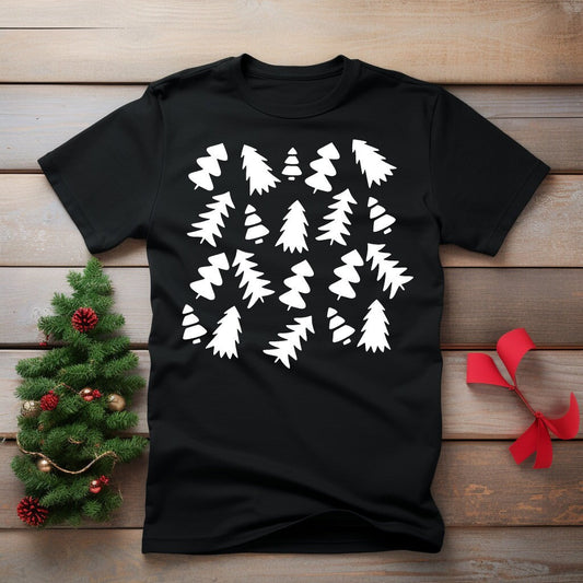 Bleach Stencil Multiple Christmas trees Stencil