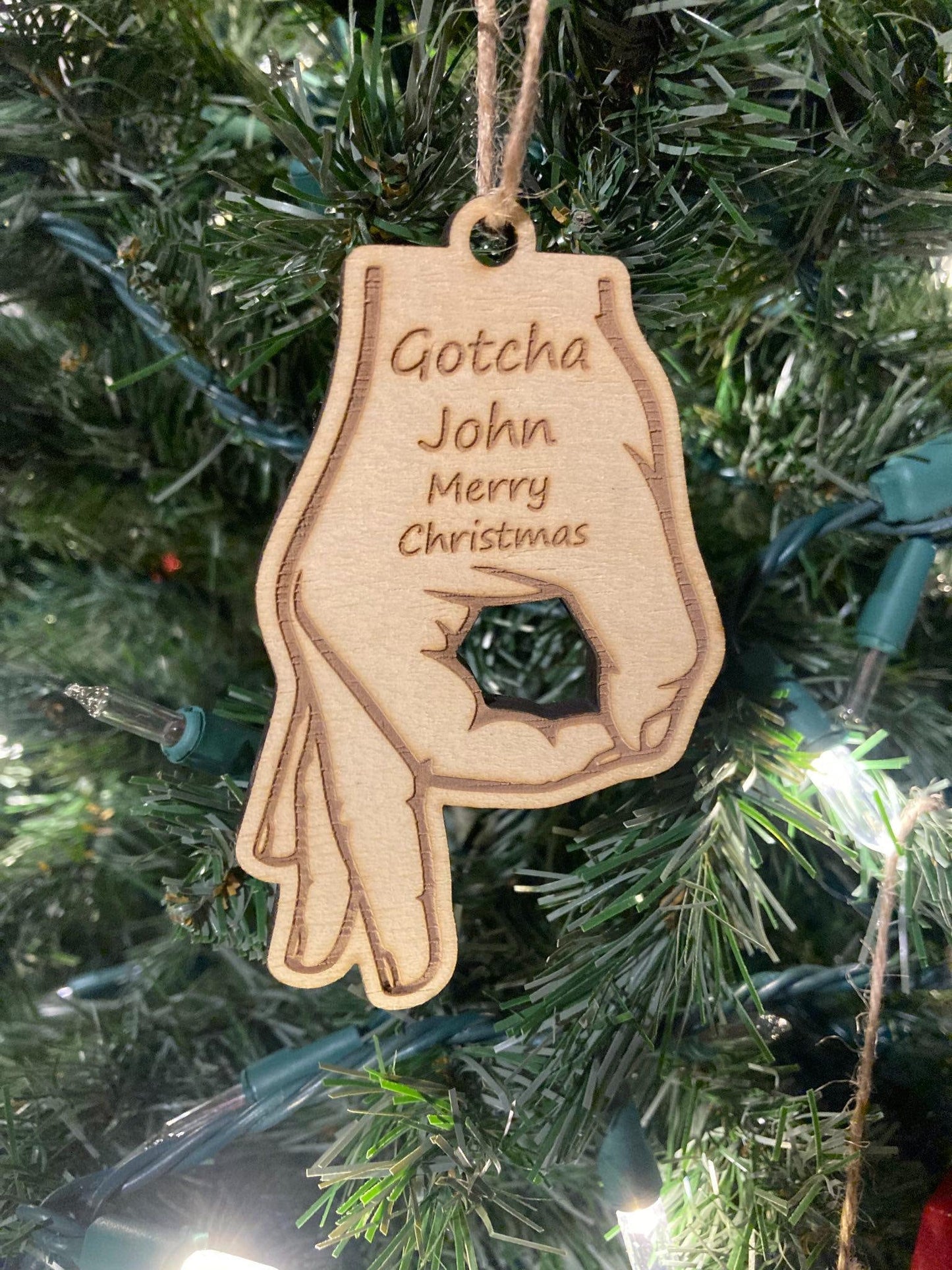 Christmas Circle Game Ornament l Funny Christmas Ornament l Classy Ornaments