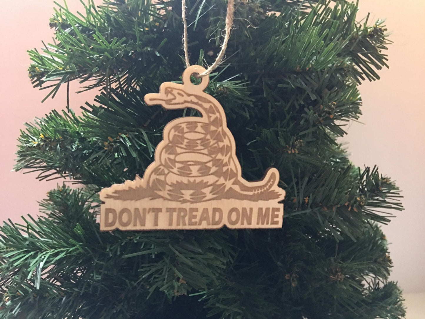 Don't Tread On Me Christmas Ornament | Personalized Gift | Ships Fast