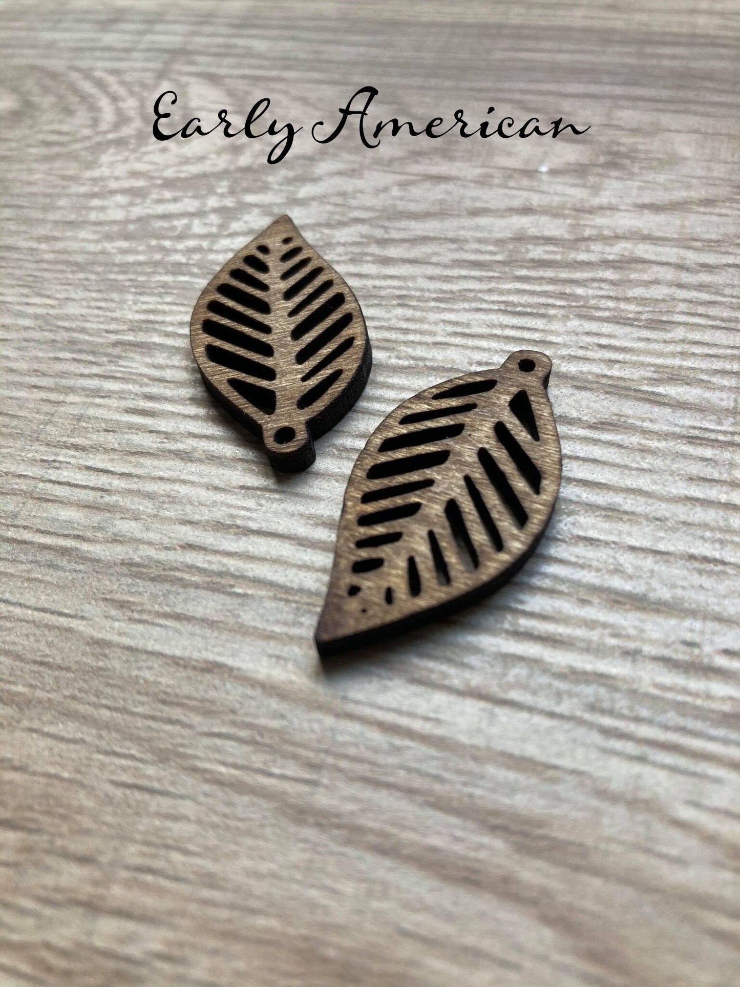 Wooden Leaf Dangle Earrings | Pick The Finish | Hypoallergenic | Bridesmaid Earrings | Leaf Earrings | Lightweight Nature Leaves from Wood