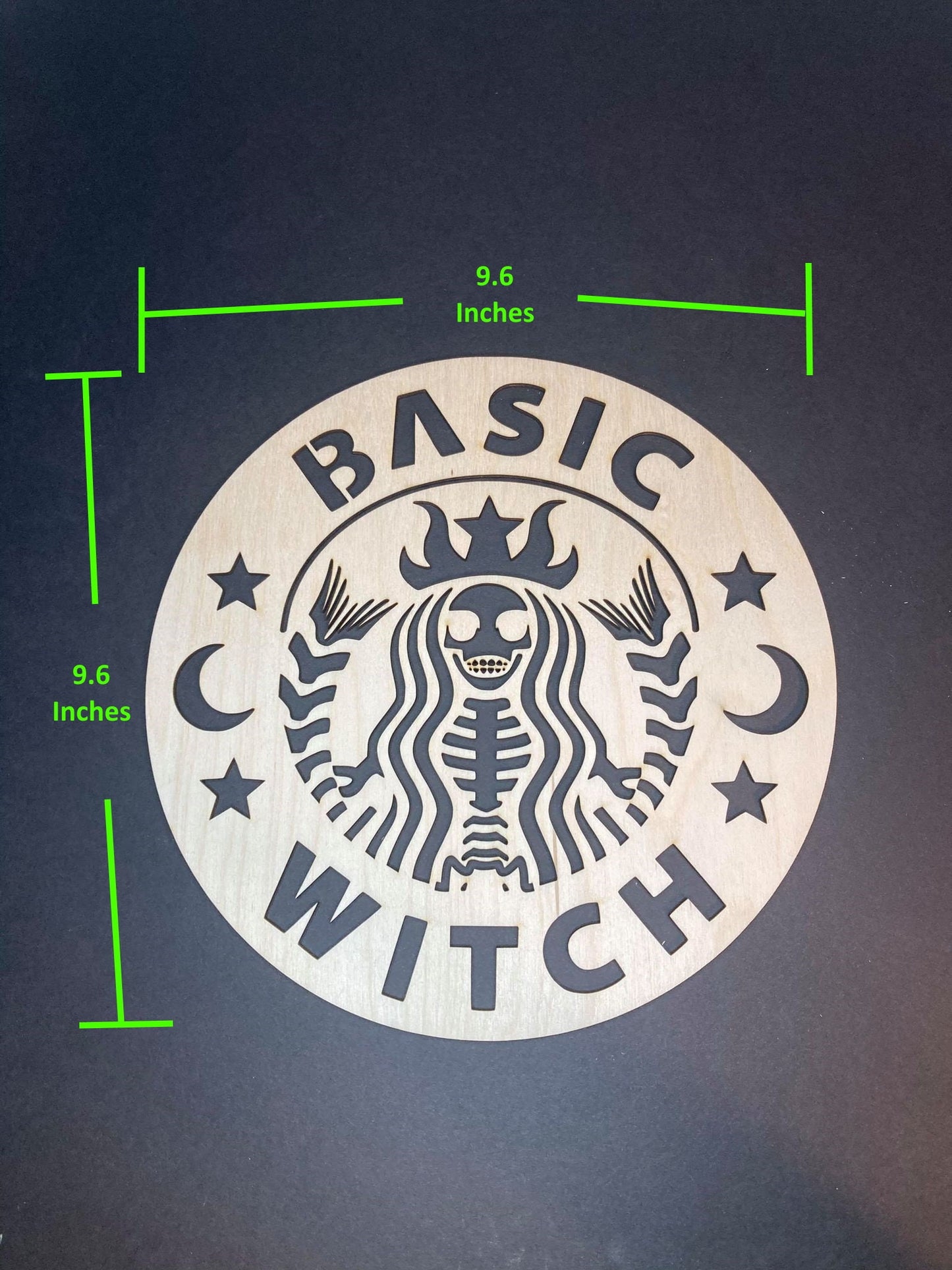 BASIC WITCH Shirt stencil Wood Stencil Halloween, Wood shapes | Ships Fast