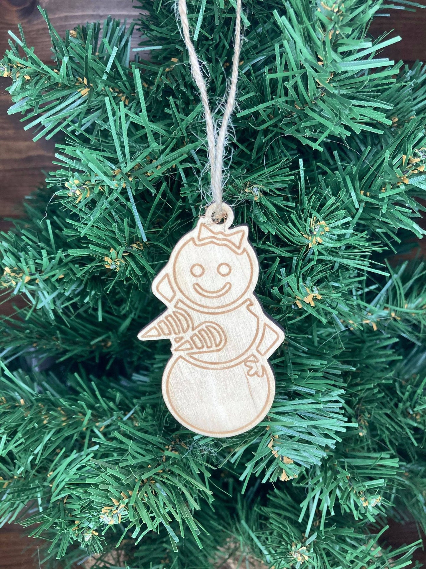 Snowwoman With Boobs Christmas Ornament | Personalized Gift | Ships Fast