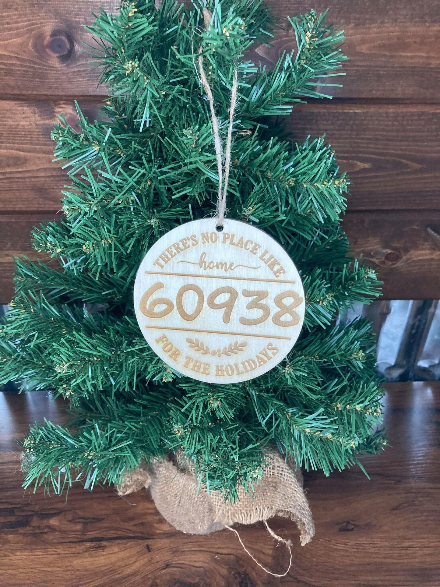 No Place Like Home Custom Christmas Ornament | Personalized Gift | Ships Fast