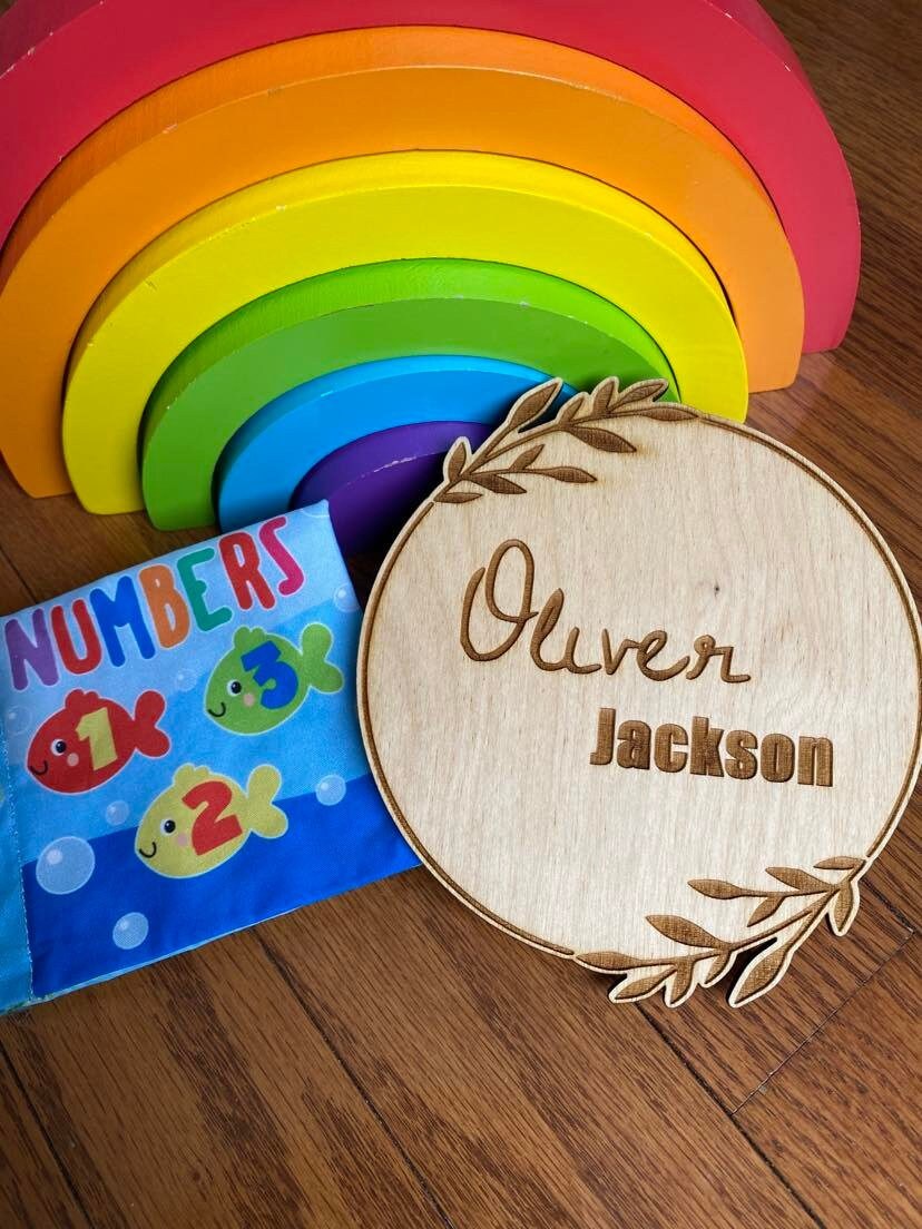 Baby Name Announcement | Baby Name Signs | Baby Announcement | Baby Keepsake | Photo Prop | Baby Shower Gift | You pick your size!