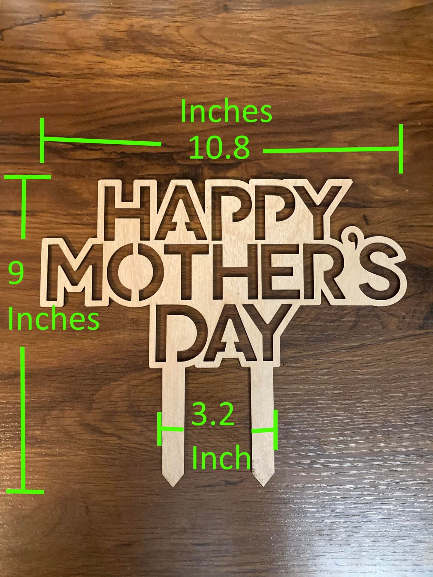 Happy Mothers Day Trellis | Plant Trellis | Stain Finish | Clearcoat | Houseplant Trellis | Indoor Garden Trellis  | Insured Shipping