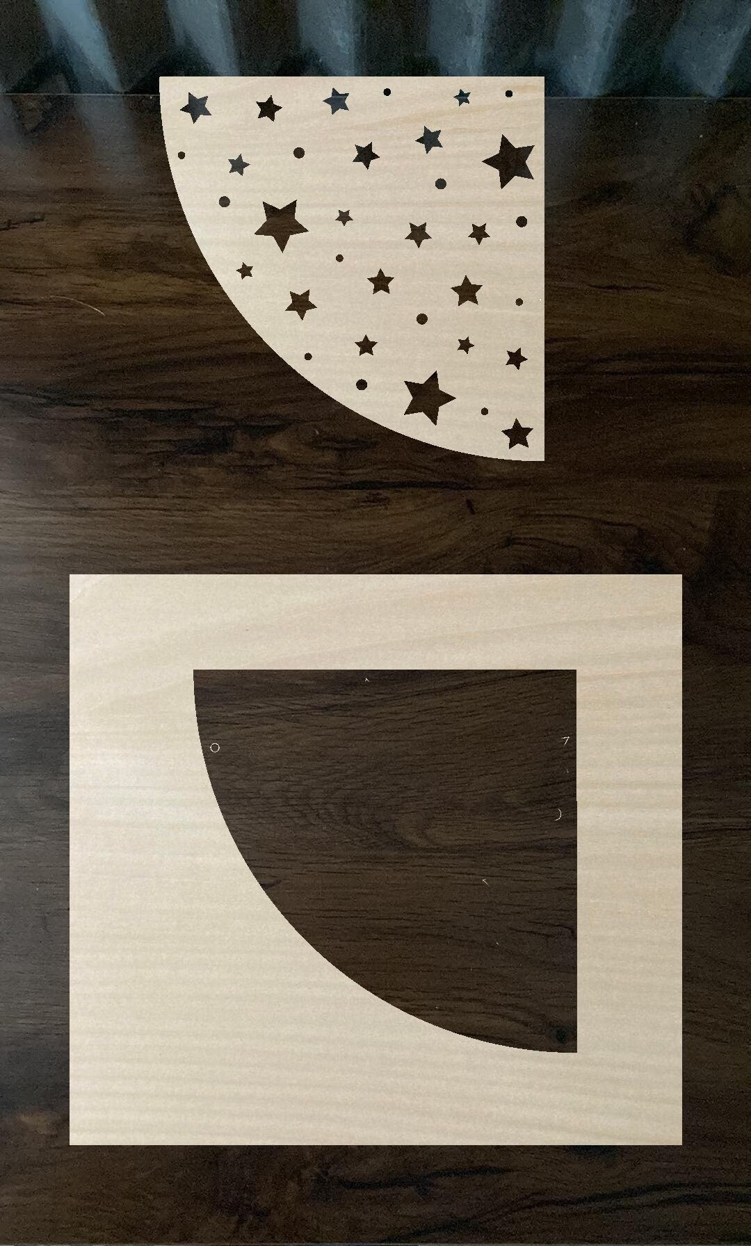 Stars shoulder Bleach Stencil