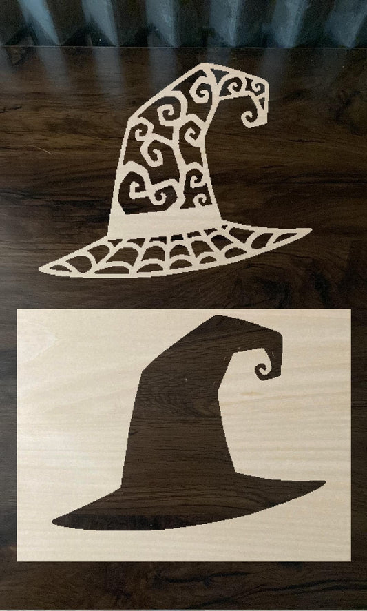 Bleach Stencil Halloween Witch Hat Stencil