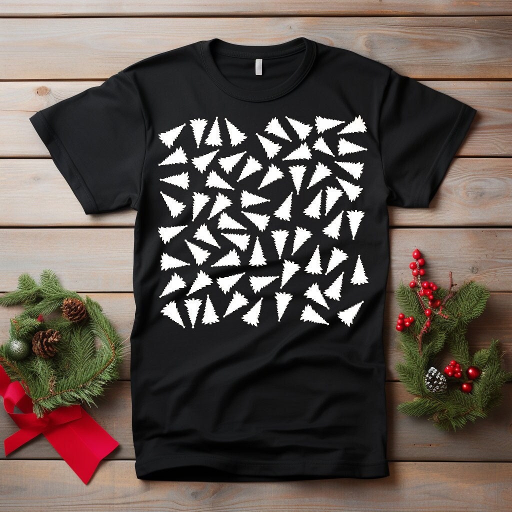 Bleach Stencil Christmas trees Stencil