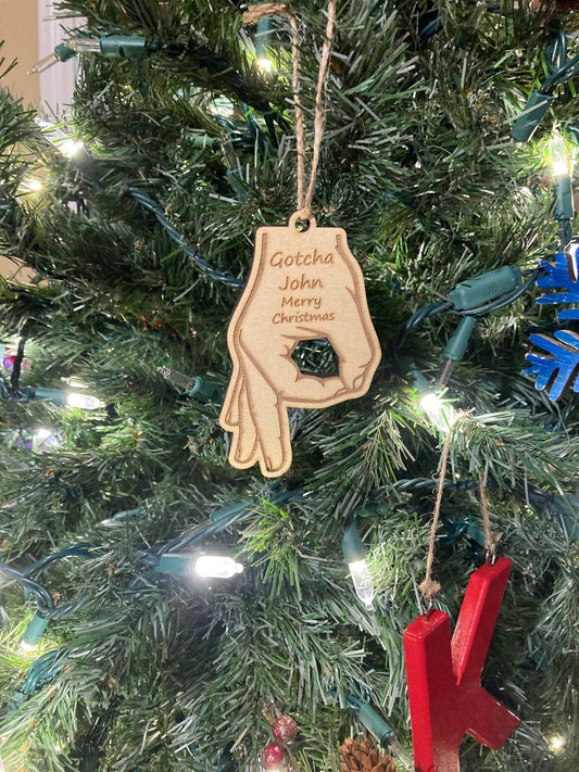 Christmas Circle Game Ornament l Funny Christmas Ornament l Classy Ornaments